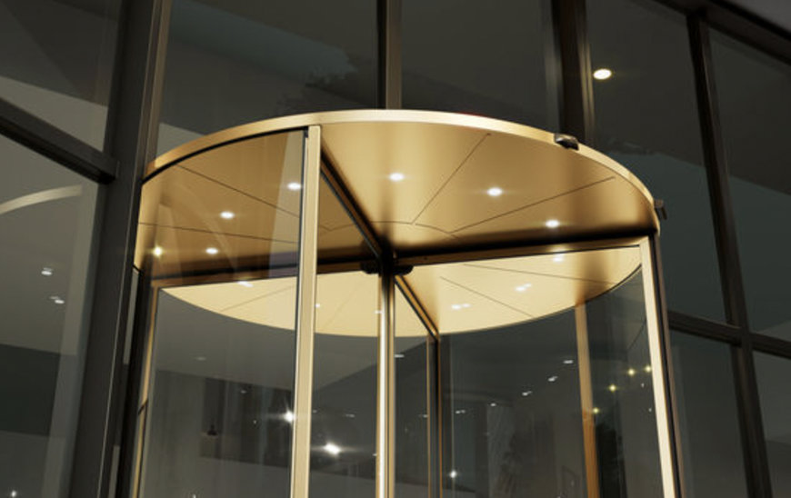 REVO.PRIME FROM GEZE: DESIGN-ORIENTED PREMIUM SOLUTION FOR REVOLVING DOORS